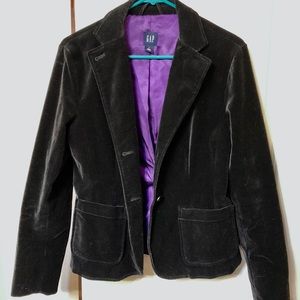 Gap velvet blazer